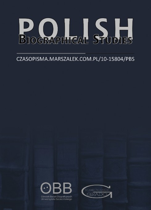 Polish Biographical Studies nr 13 (2025)