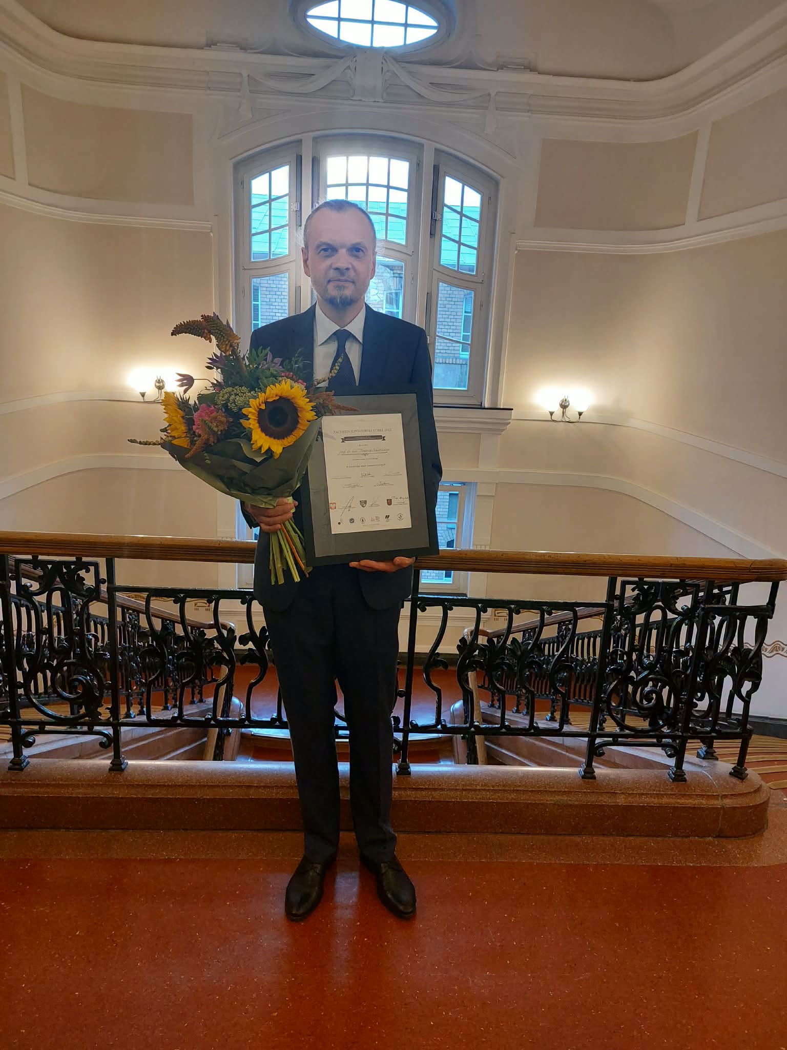 Nobel Zachodniopomorski dla profesora Tomasza Sikorskiego