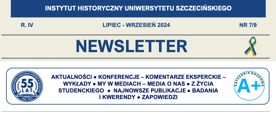 Newsletter Instytutu Historycznego US, VII-IX/2024
