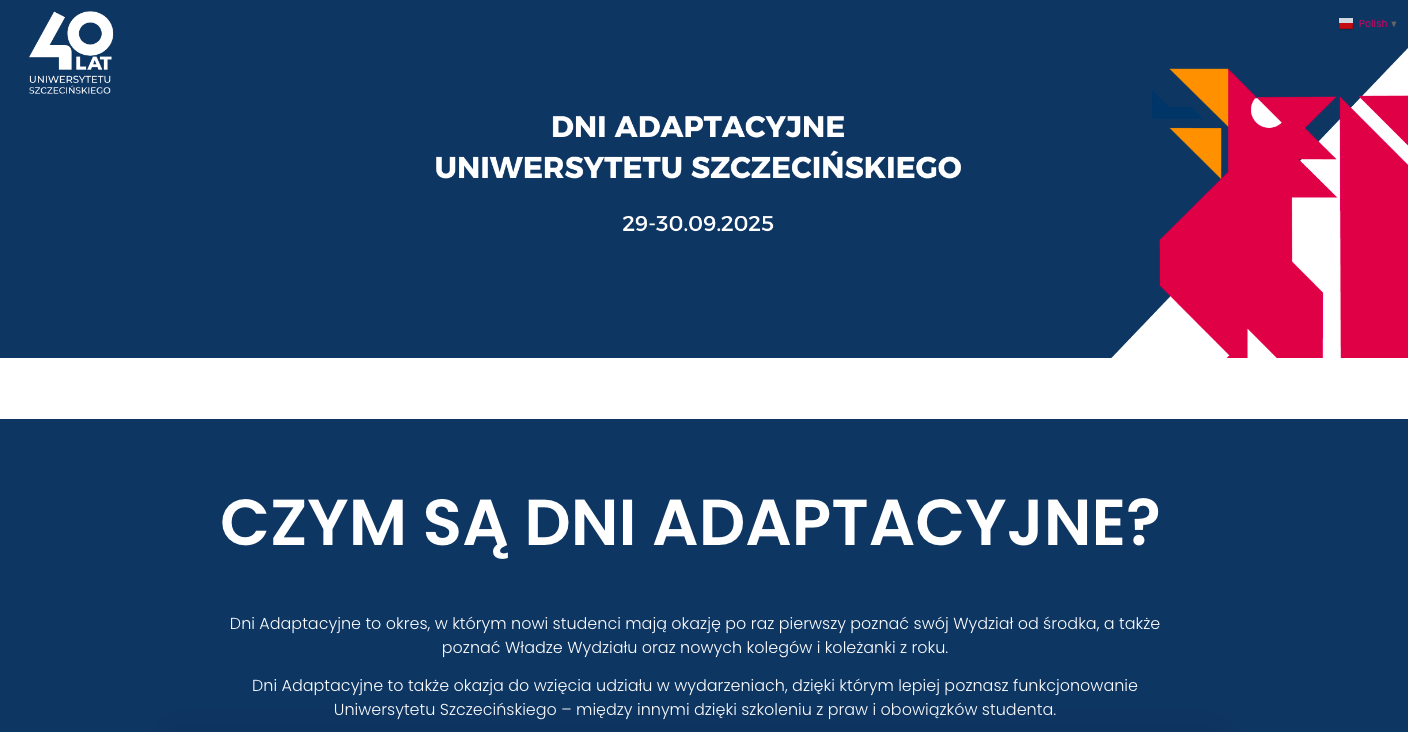 Dni Adaptacyjne w Instytucie Historycznym US (29.09.2025)
