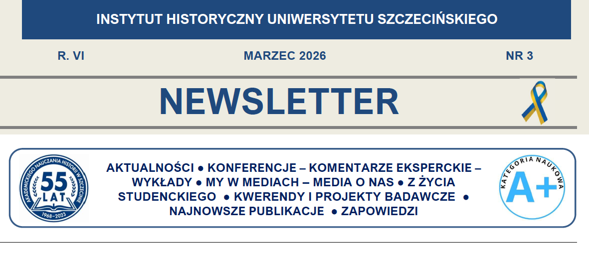 Newsletter Instytutu Historycznego US, III/2026