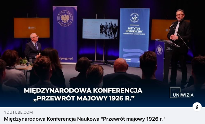 Międzynarodowa Konferencja Naukowa pt. „Przewrót majowy 1926 roku” (28-29.05.2026 r.)