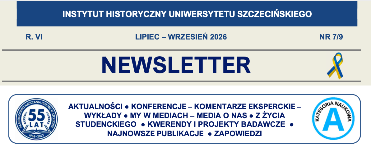 Newsletter Instytutu Historycznego Uniwersytetu Szczecińskiego, VII-IX/2026