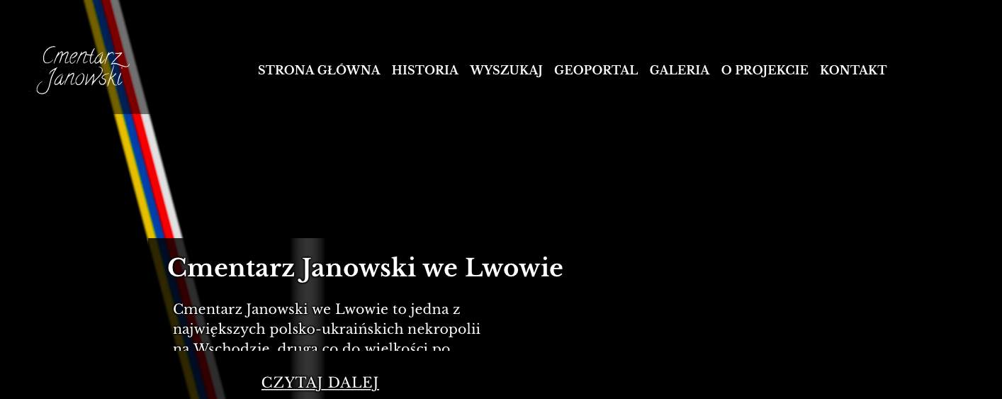 Cmentarz Janowski we Lwowie: nowa strona internetowa z geoportalem