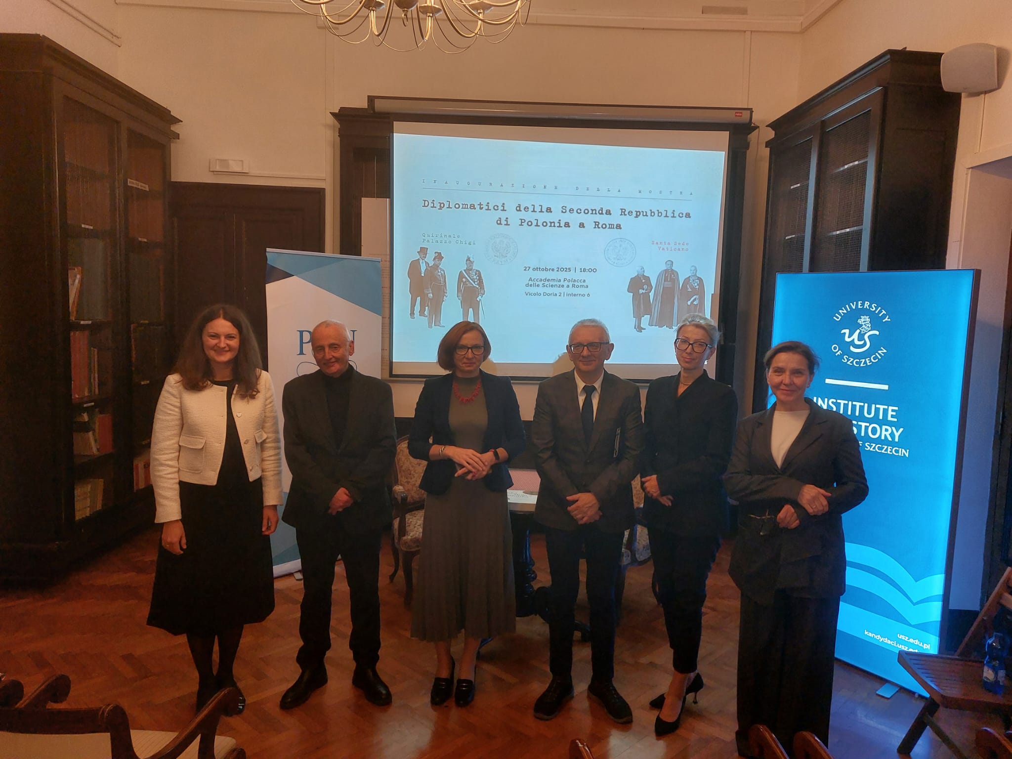 IH w Rzymie: otwarcie wystawy prof. Henryka Walczaka pt. „Dyplomaci II RP w Rzymie” (27.10.2025 r.)