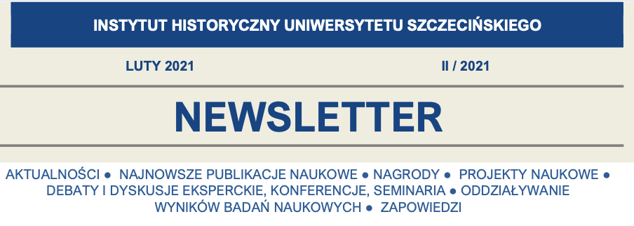 Newsletter Instytutu Historycznego US, II/2021