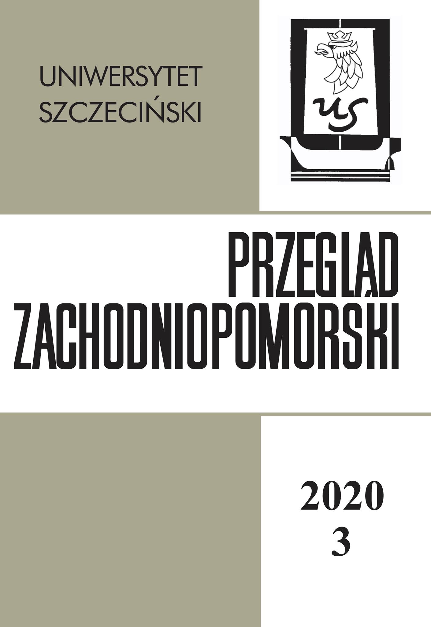 Nr 3, 2020 Przeglądu Zachodniopomorskiego