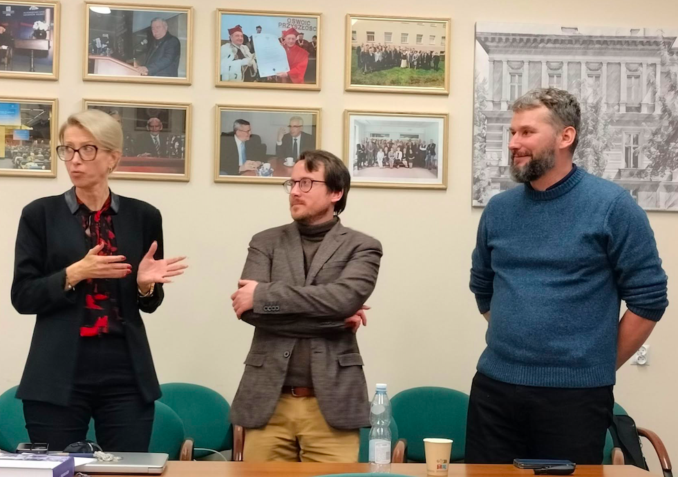 Zebranie naukowe z prof. Grzegorzem Kiarszysem i mgr. Maksymilianem Dzikowskim, 09.01.2025 r.